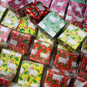 Handcrafted Pichwai art decorative box for puja and gifting