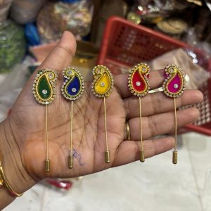 handcrafted ceary lepan pin traditional ethnic accessory