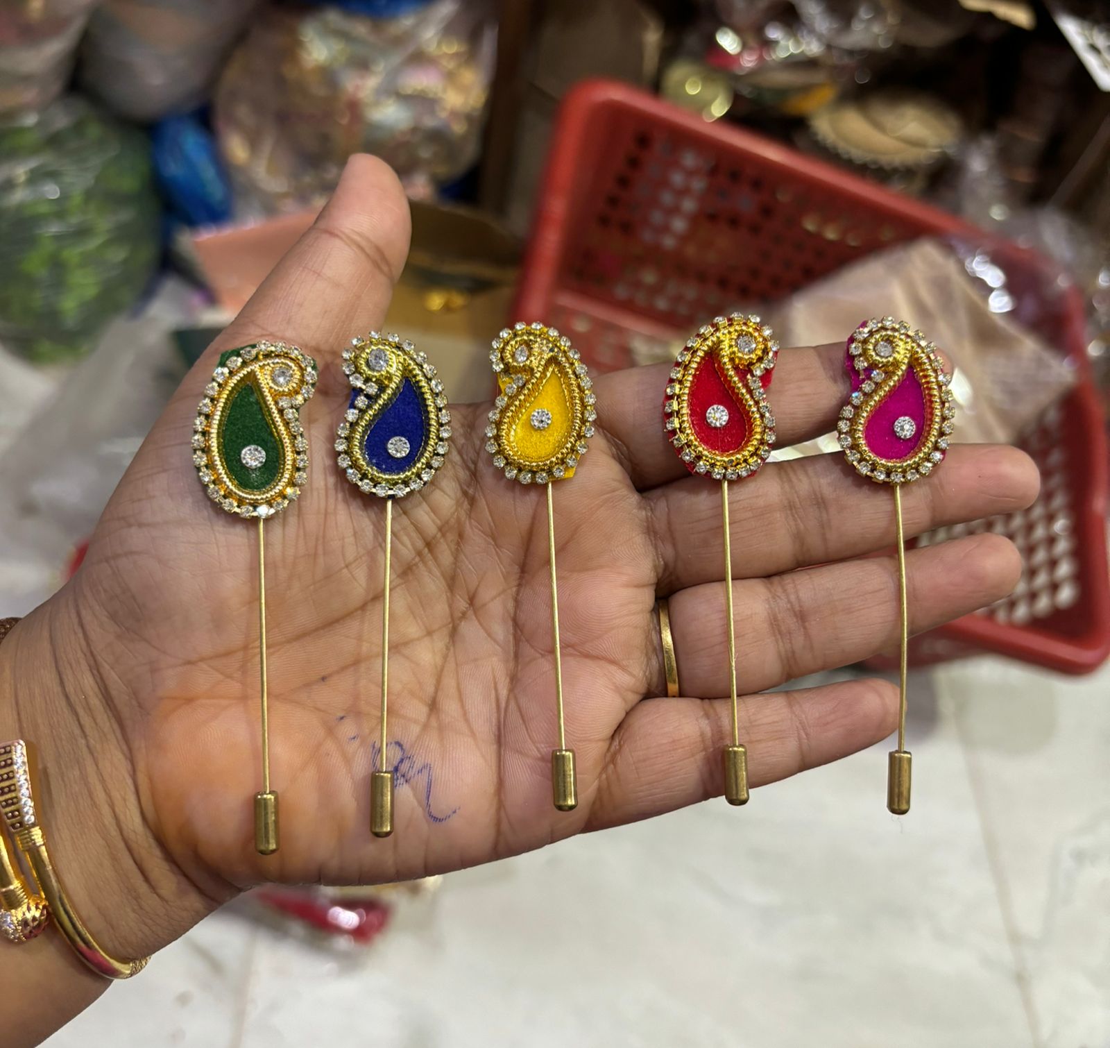 handcrafted ceary lepan pin traditional ethnic accessory