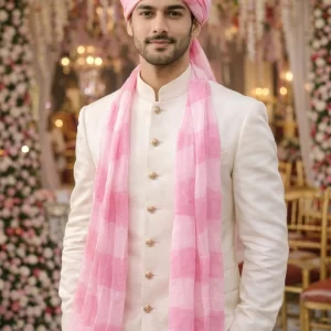 Pink bandhani dupatta for wedding and festive wear