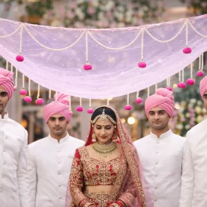 Bridal Entry Flower Chadar for Indian Wedding Ceremony