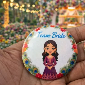 wedding badges for bride side family members