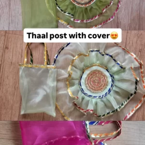 Thaal potli with cover for wedding and puja ceremonies