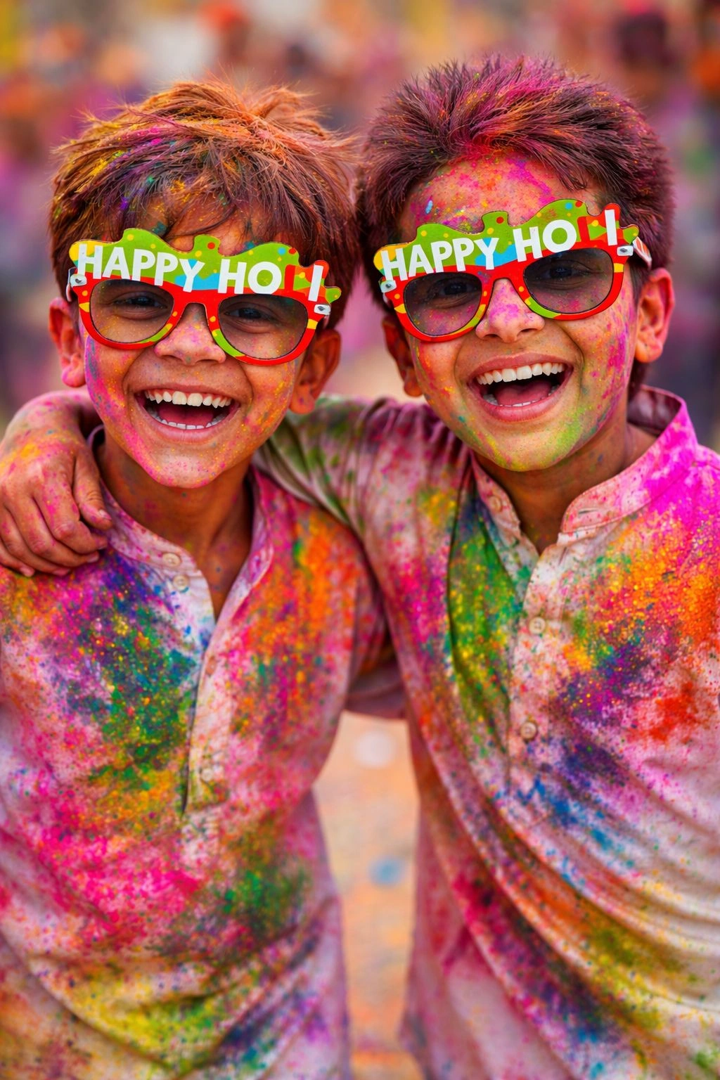 Holi Party Sunglasses for Kids and Adults – Colorful Festival Goggles - Image 3