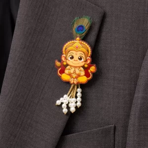 Hanuman Ji brooch pin for men and women religious lapel pin