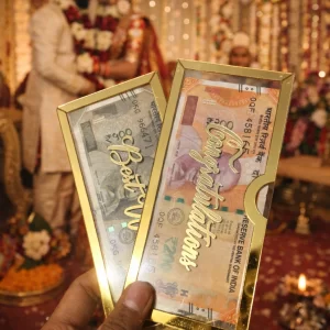 acrylic wedding envelope for cash gift transparent shagun cover