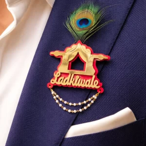 designer ladkivale brooch for baraat function
