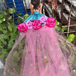 cute travel theme suitcase doll for home decor