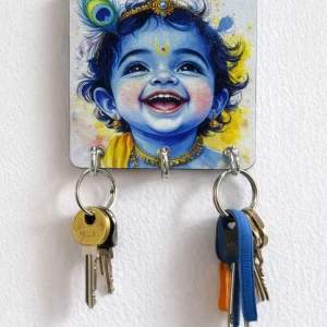 3x3 inch decorative wall key holder for home