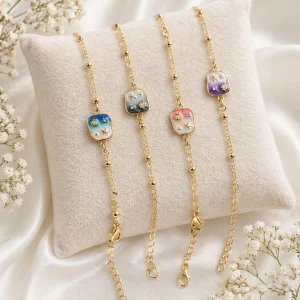 Trendy rakhi bracelet with ocean design