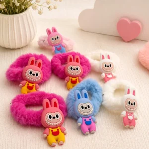 colorful bunny rakhi for kids soft plush cartoon rakhi band