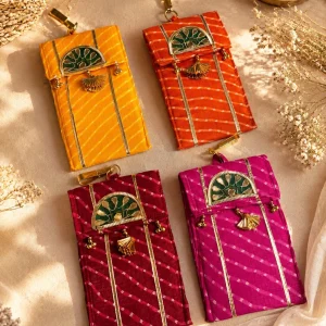 Colorful mobile purse for women with adjustable strap and stylish multicolor design