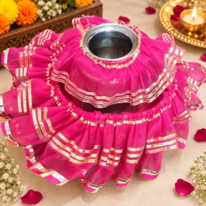 Designer Thali and Lota Cover Set for Pooja and Festive Gifting
