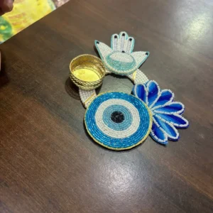 Designer Evil Eye tealight candle holder for home decor