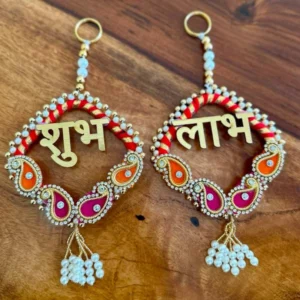 Designer Shubh Labh hanging pair for Diwali main door decoration